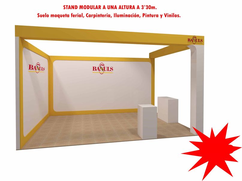 Stands Bañuls Carpinteros Modulares en madera 1